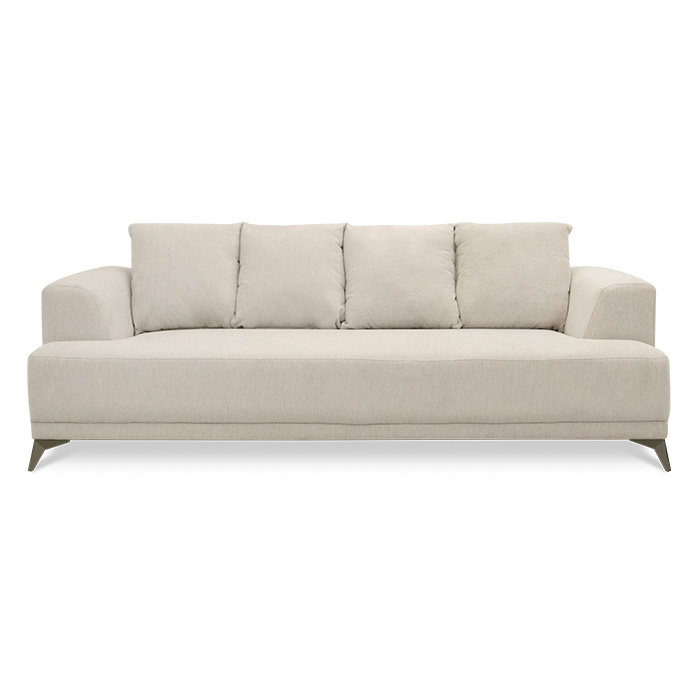 Sofa Tela Beige Bria | Sofá | salas